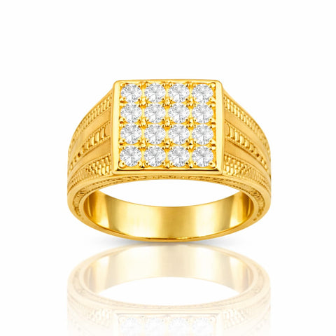 Micro gold plaster Ring