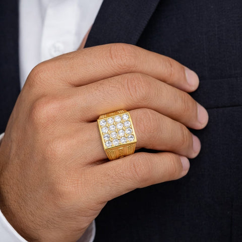 Micro gold plaster Ring