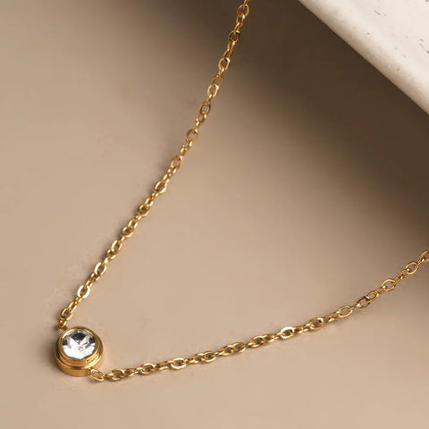 Dainty Diamond Anklet